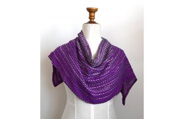 Douceur en lignes - Violet