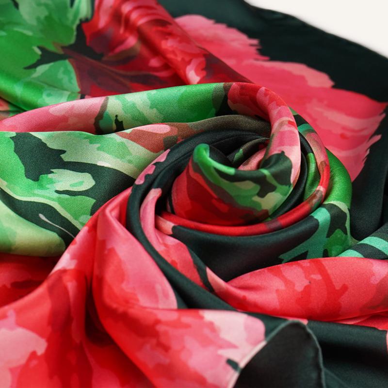 copy of Carré de soie - Rose