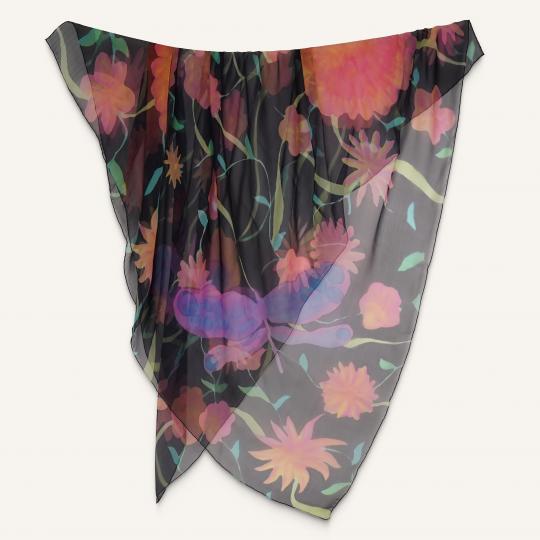 Châle en soie - Cécile