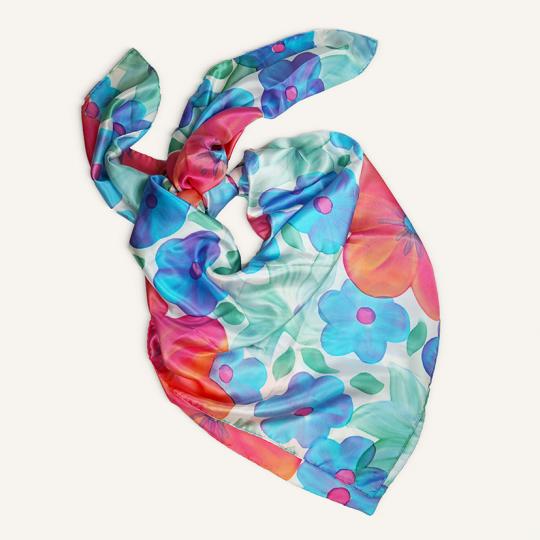 Châle en soie - Flora