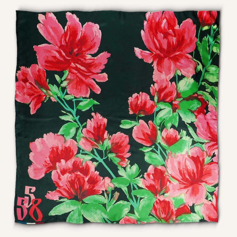 copy of Carré de soie - Rose